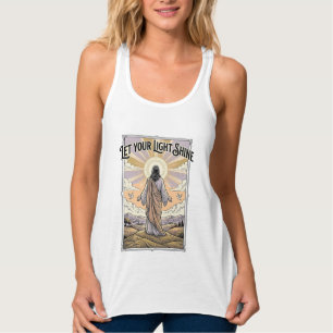 Let Your Light Shine Vintage Faith Tank Top