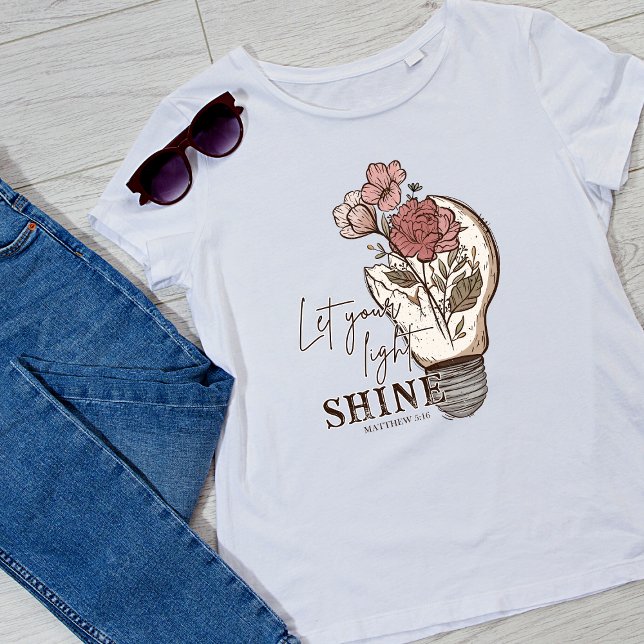 Let Your Light Shine Women  T-Shirt (Creator Uploaded)