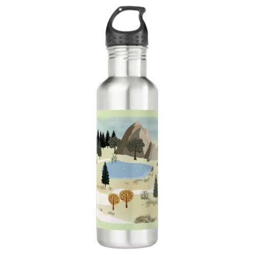 Let Your Soul Breathe Stainless Steel Water Bottle