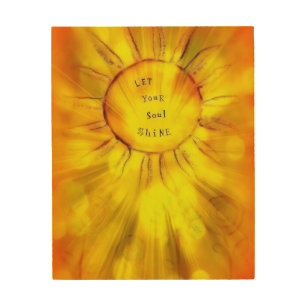 Let Your Soul Shine Sunflower Wall Art – Inspirati