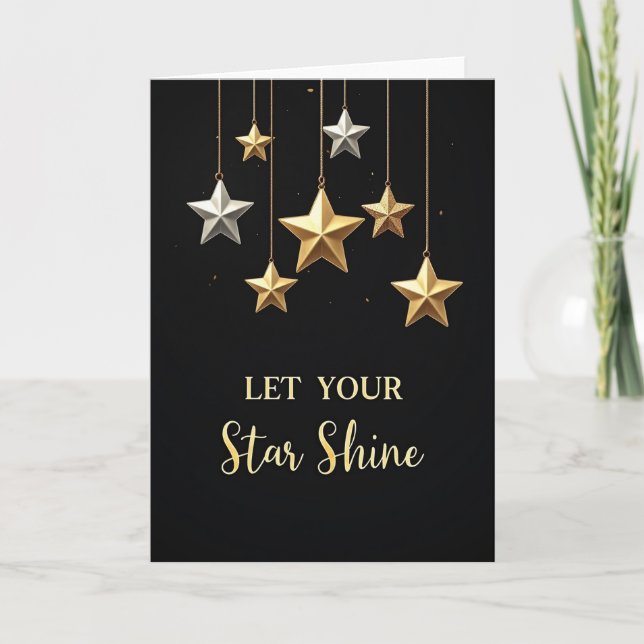Let Your Star Shine Card (Front)