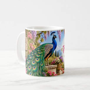 Let Your True Colors Shine Peacock Coffee Mug