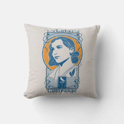 Leta Lestrange Illustration Throw Pillow