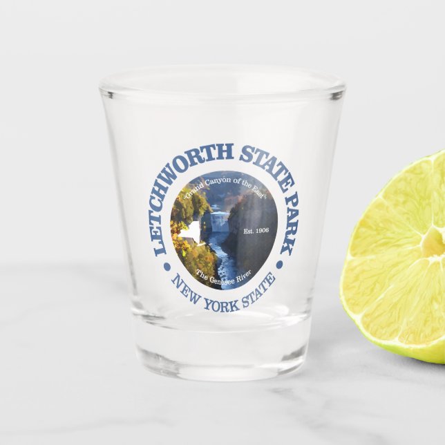 Letchworth SP Shot Glass (Front)