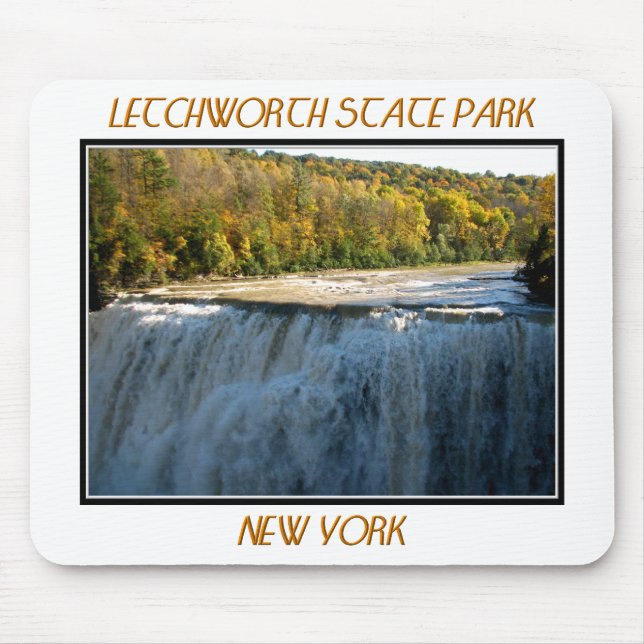Letchworth State Park Middle Falls Mouse Pad (Front)