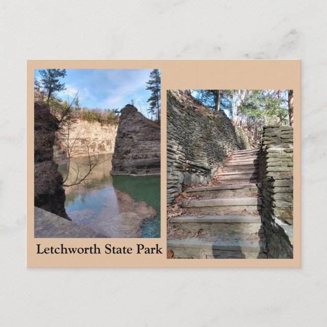 Letchworth State Park Postcard (Front)