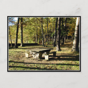 Letchworth State Park - Tea Table Rock Postcard