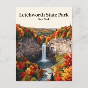Letchworth State Park USA Postcard