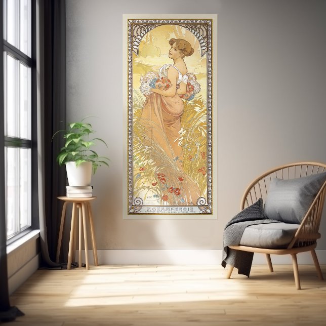 L'Eté Season Art Nouveau Alphonse Mucha Poster (Creator Uploaded)