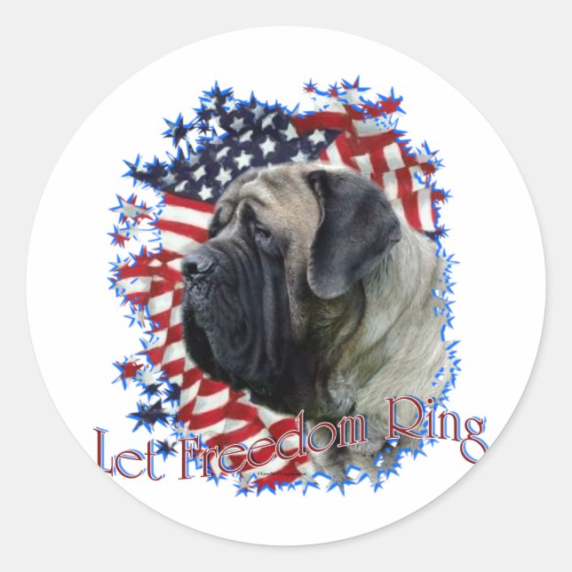 LetFreedomRing Classic Round Sticker (Front)