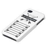 LETGOdwork Arrows iPhone 4 Case (Bottom)
