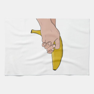 Lethal banana kitchen towel