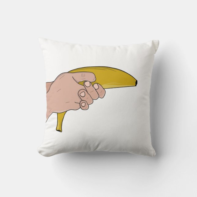Lethal banana throw pillow (Front)