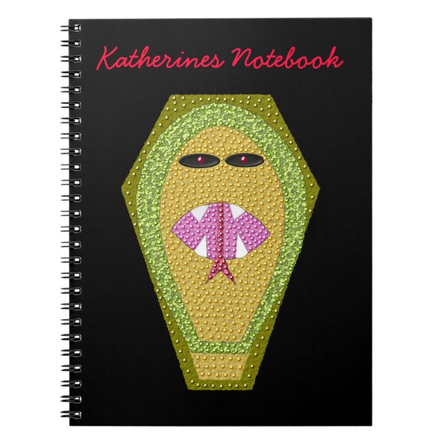 Lethal Egyptian Cobra Customizable Notebook (Front)
