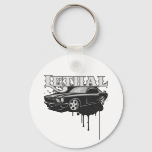 Lethal Muscle Car Keychain