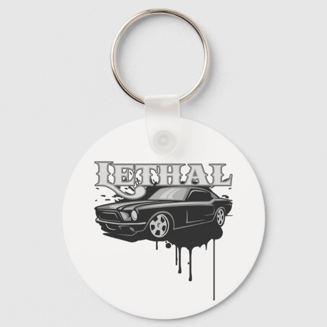 Lethal Muscle Car Keychain (Front)