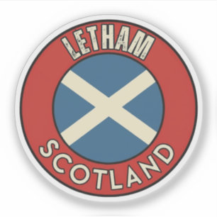 Letham, Scotland Sticker
