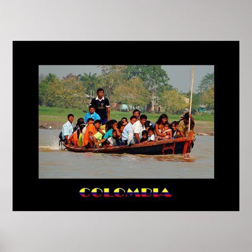 Leticia Colombia Travel Poster