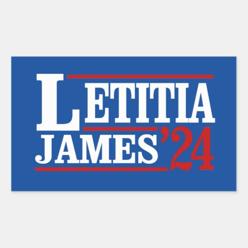 Letitia James 2024 Rectangular Sticker