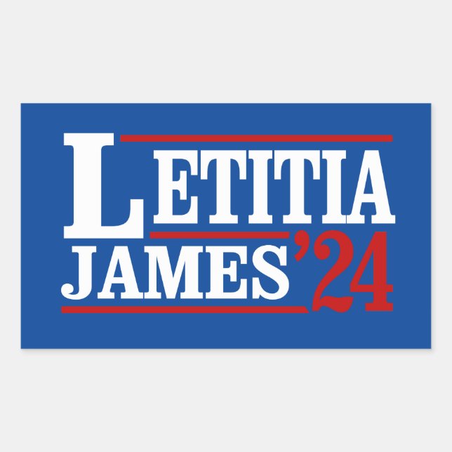 Letitia James 2024 Rectangular Sticker (Front)