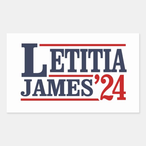 Letitia James 2024 Rectangular Sticker