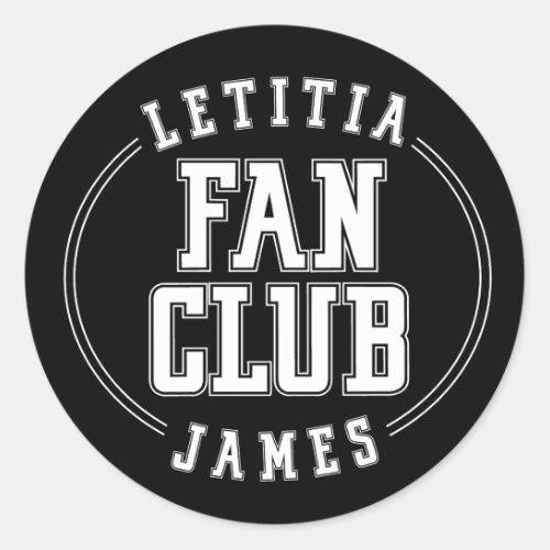 Letitia James Fan Club Classic Round Sticker