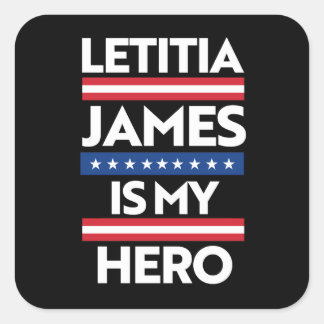 Letitia James is my Shero Square Sticker
