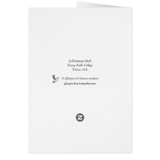 LeTourneau Hall Cards (Back)