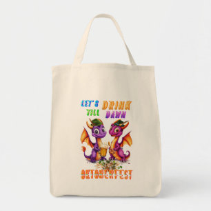 Let's Accessories Drink Till Dawn Oktoberfest Tote Bag