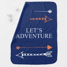 Let's Adventure 01 Baby Blanket