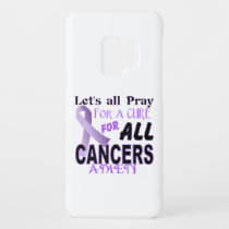 Let's All Pray For a Cure Cancer Awareness Apparel Case-Mate Samsung Galaxy S9 Case