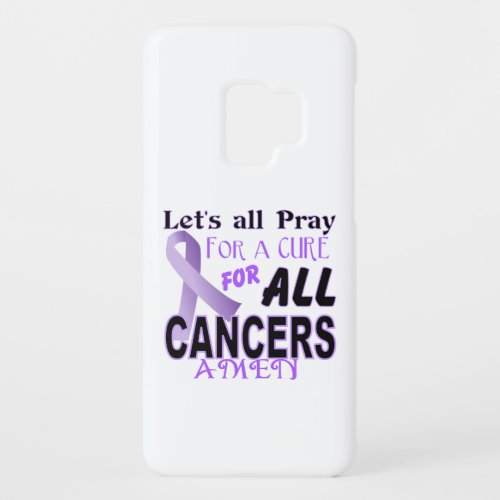 Lets All Pray For a Cure Cancer Awareness Apparel Case_Mate Samsung Galaxy S9 Case