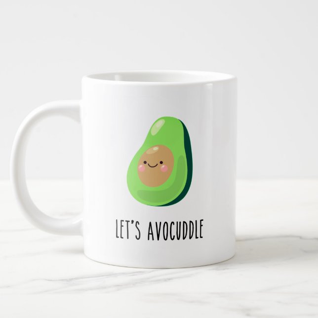 Let's Avocuddle Coffee Mug (Left)