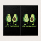 Let's Avocuddle - Funny Avocado Pun (Outside Unfolded)