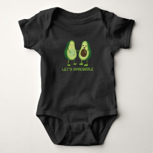 Let's Avocuddle - Funny Avocado Pun Baby Bodysuit