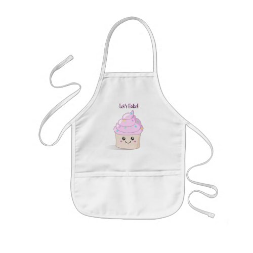 Lets Bake Cute Cupcake apron