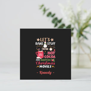Let's Bake, Drink Hot Cocoa and Christmas Movies