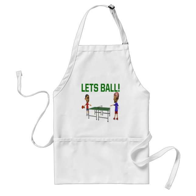 Lets Ball Adult Apron (Front)