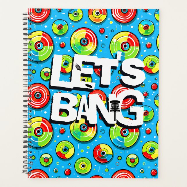 Let's Bang | Disc Golf Themed Planner (Front)