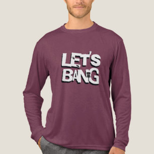 Let's Bang Disc Golf Themed Tri-Blend Shirt