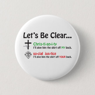 Let's Be Clear Pinback Button