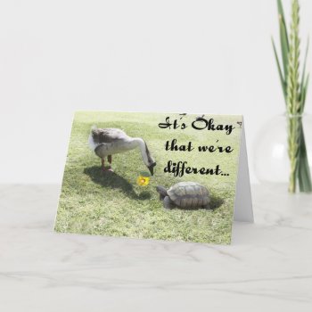 Let's Be Friends Card by gravityx9 at Zazzle