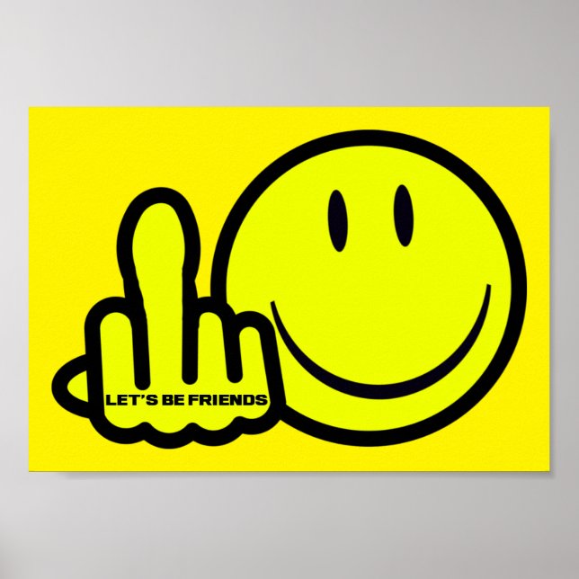 Let's Be Friends Poster (Front)