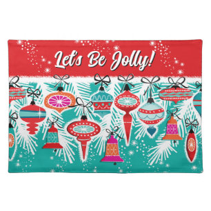 Let's Be Jolly! Christmas Cloth Placemat