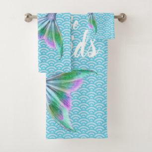 Let's Be Mermaids Bath Towel Set