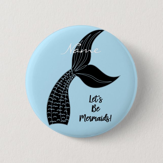Let's Be Mermaids Thunder_Cove Button (Front)