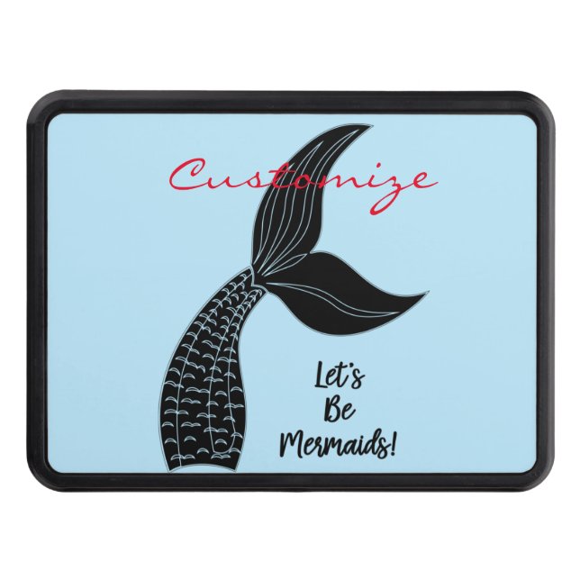 Let's Be Mermaids Thunder_Cove Hitch Cover (Front)