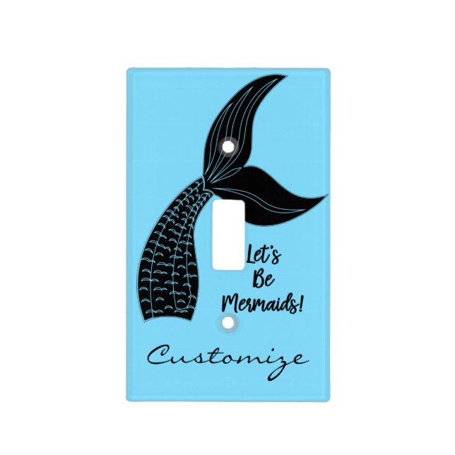 Let's Be Mermaids Thunder_Cove Light Switch Cover (Front)