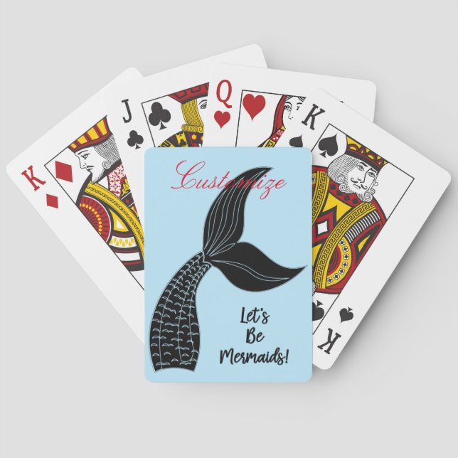 Let's Be Mermaids Thunder_Cove Poker Cards (Back)