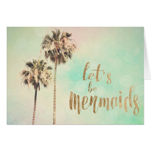 Let's Be Mermaids with Pineapple Cards (Front Horizontal)